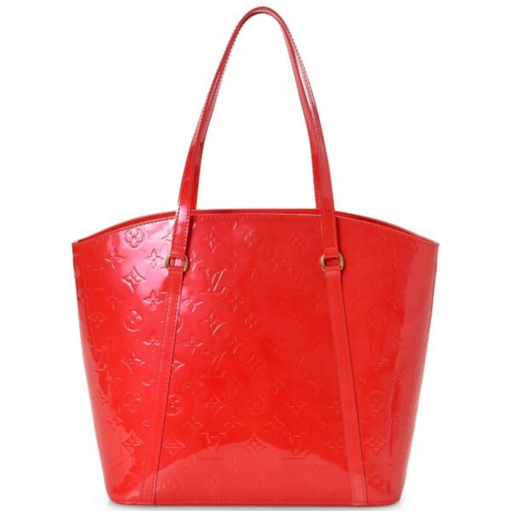 Louis Vuitton Avalon Rouge Grenadine GM Monogram Vernis Bag - Picture 4 of 17